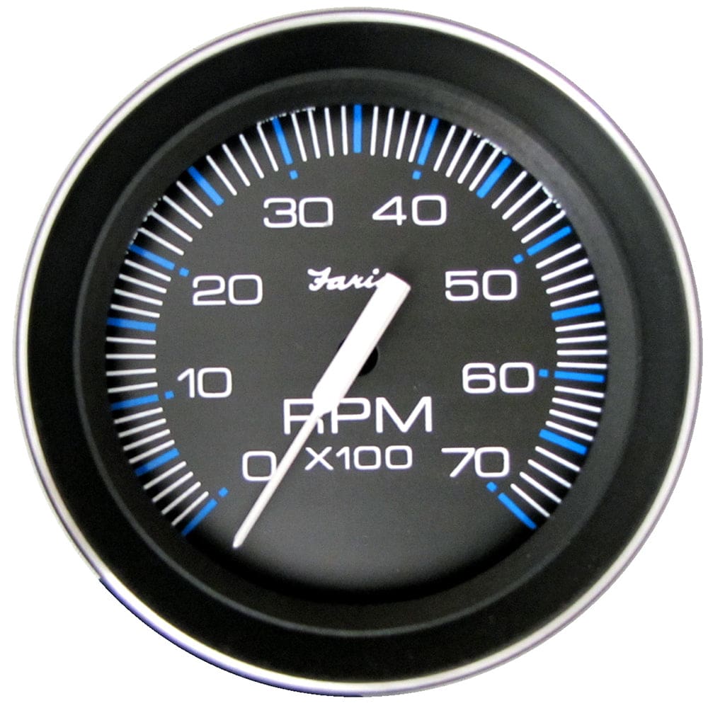 Faria Coral 4 Tachometer (7000 RPM) (All Outboard) - Marine Navigation & Instruments | Gauges,Boat Outfitting | Gauges - Faria Beede