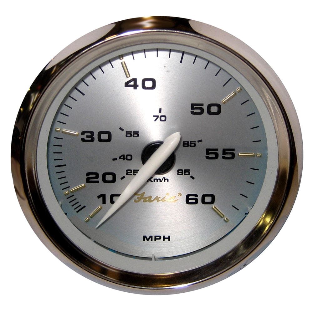 Faria Kronos 4 Speedometer - 60MPH (Mechanical) - Marine Navigation & Instruments | Gauges,Boat Outfitting | Gauges - Faria Beede