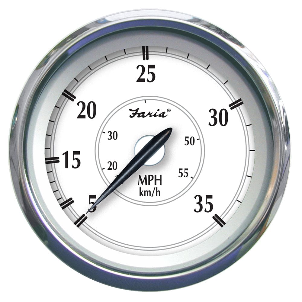 Faria Newport SS 4 Speedometer - to 35 MPH - Marine Navigation & Instruments | Gauges,Boat Outfitting | Gauges - Faria Beede Instruments