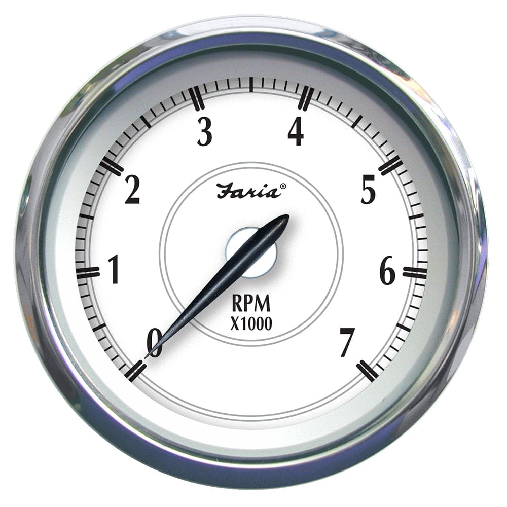 Faria Newport SS 4 Tachometer f/ Gas Outboard - 7000 RPM - Marine Navigation & Instruments | Gauges,Boat Outfitting | Gauges - Faria Beede