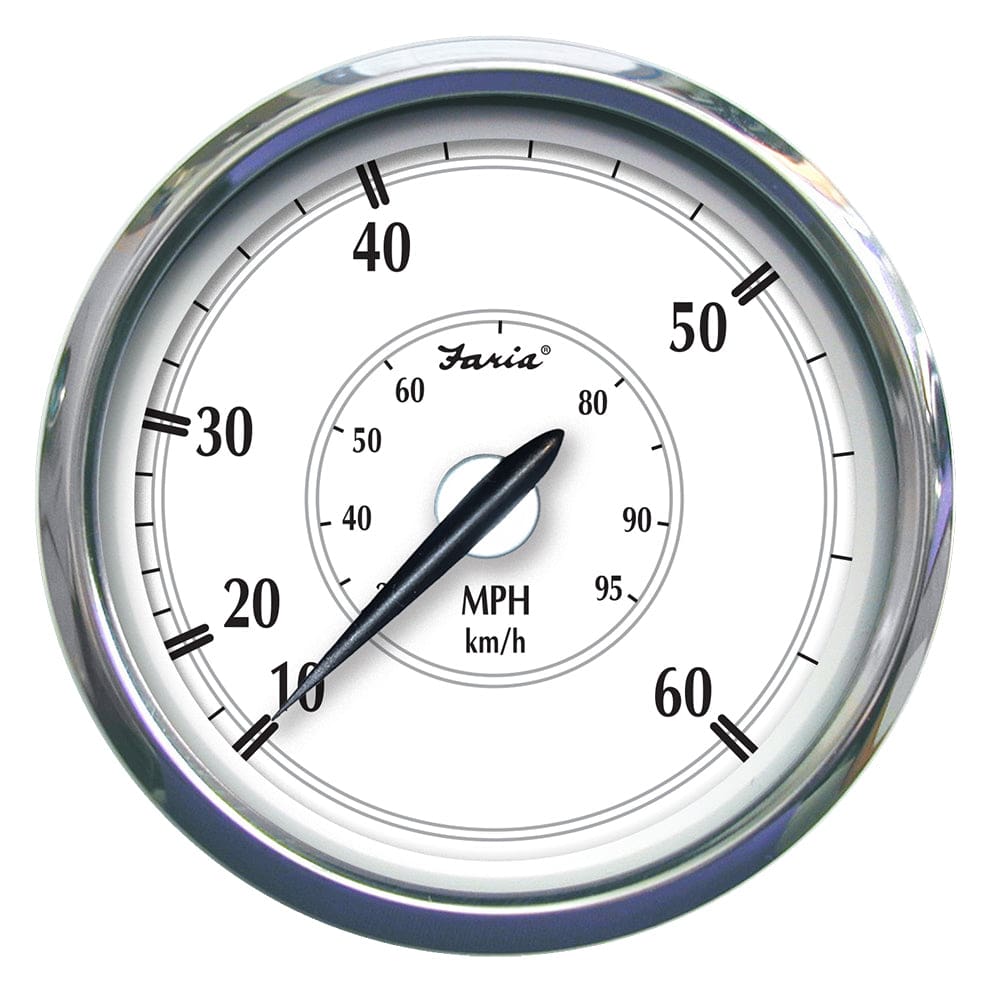 Faria Newport SS 5 Speedometer - to 60 MPH - Marine Navigation & Instruments | Gauges,Boat Outfitting | Gauges - Faria Beede Instruments