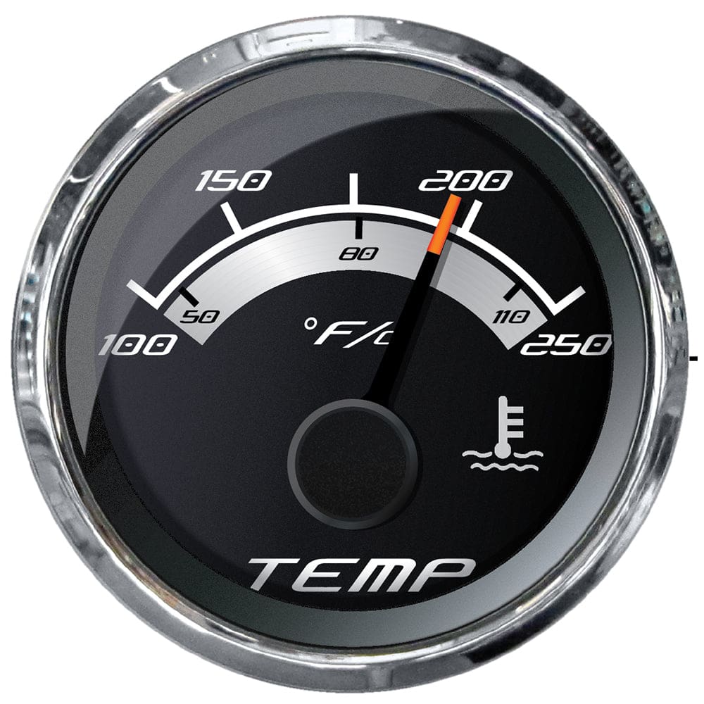 Faria Platinum 2 Water Temp Gauge (100-250°F) - Marine Navigation & Instruments | Gauges,Boat Outfitting | Gauges - Faria Beede Instruments