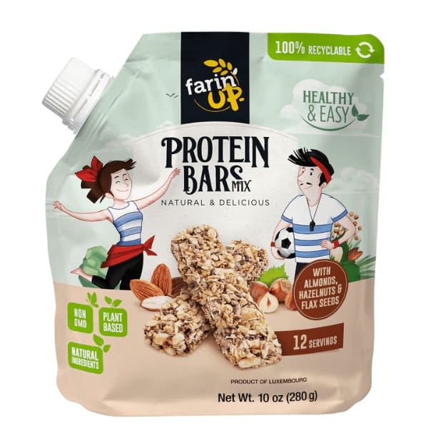 FARINUP Grocery > Snacks > Nuts FARIN UP: Nuts Protein Bars Mix, 10 oz