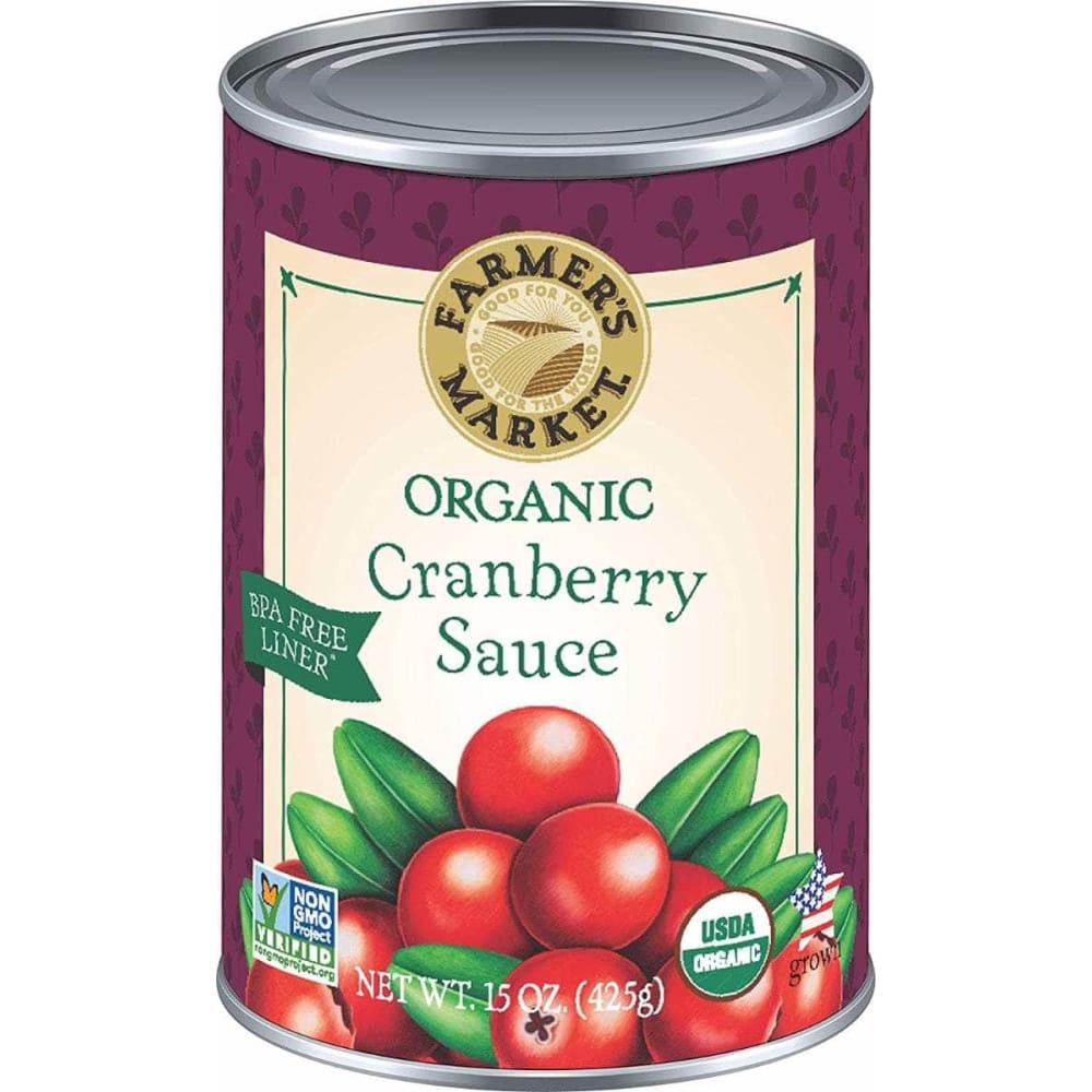 FARMERS MARKET FOODS Farmers Market Foods Cranberry Sauce Organic, 15 Oz