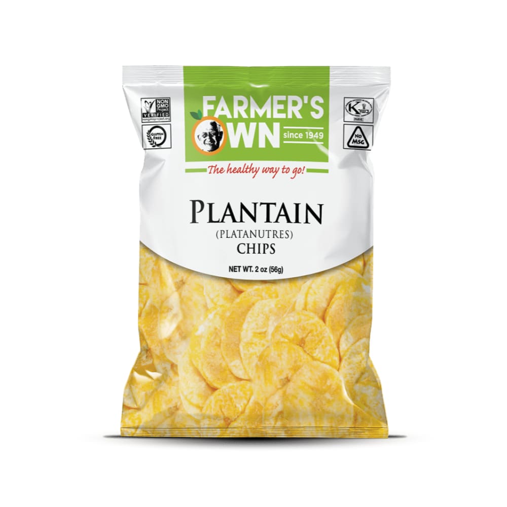 FARMERS OWN Grocery > Snacks > Chips > Snacks Other FARMERS OWN: Chips Plantain, 2 oz