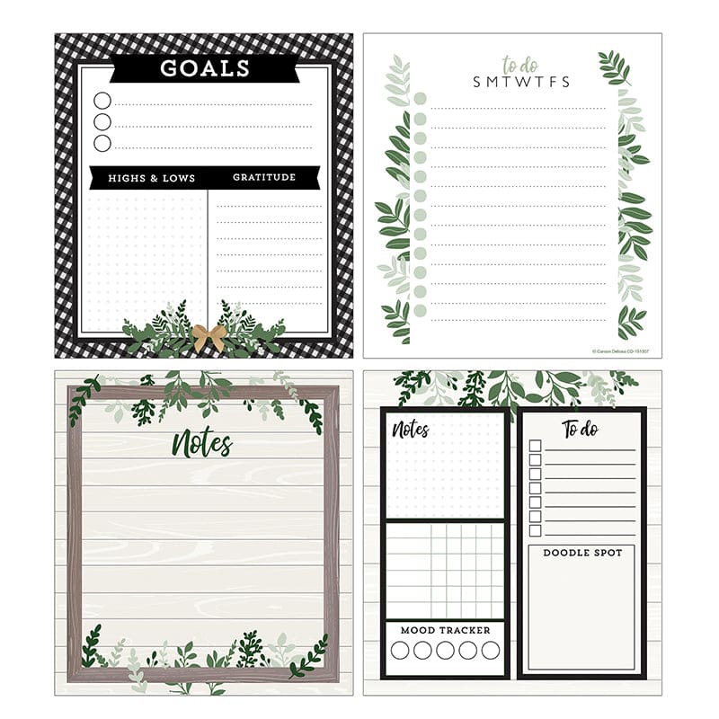 Farmhouse Notepad Set (Pack of 3) - Note Pads - Carson Dellosa Education