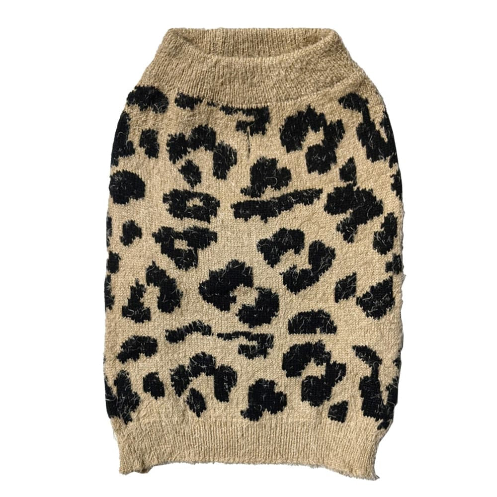 Fashion Pet Cosmo Animal Sweater Taupe Medium - Pet Supplies - Fashion Pet
