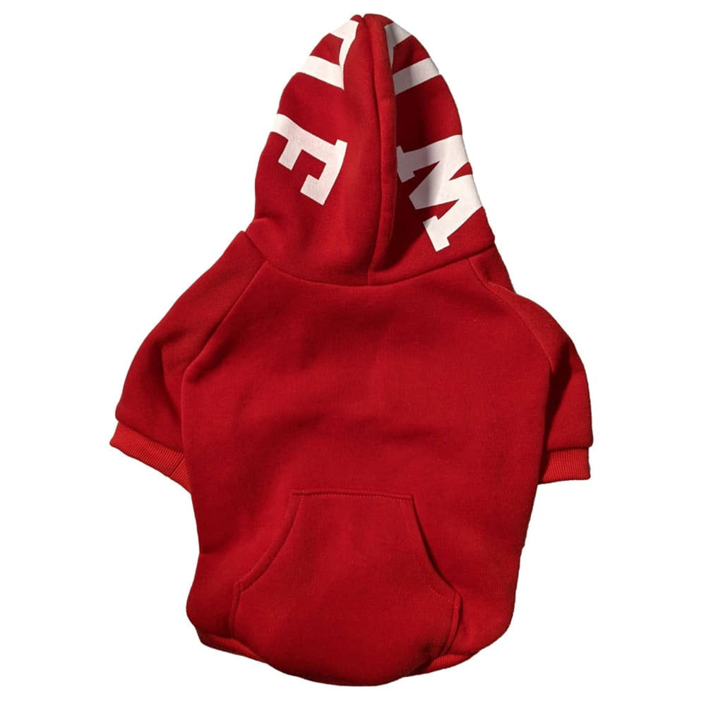 Fashion Pet Cosmo Woof Hoodie Red Extra Small - Pet Supplies - Fashion Pet
