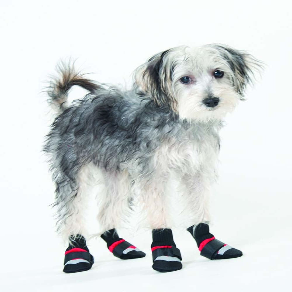 Fashion Pet Extreme All Weather Boots Red Black 3X-Small - Pet Supplies - Fashion Pet