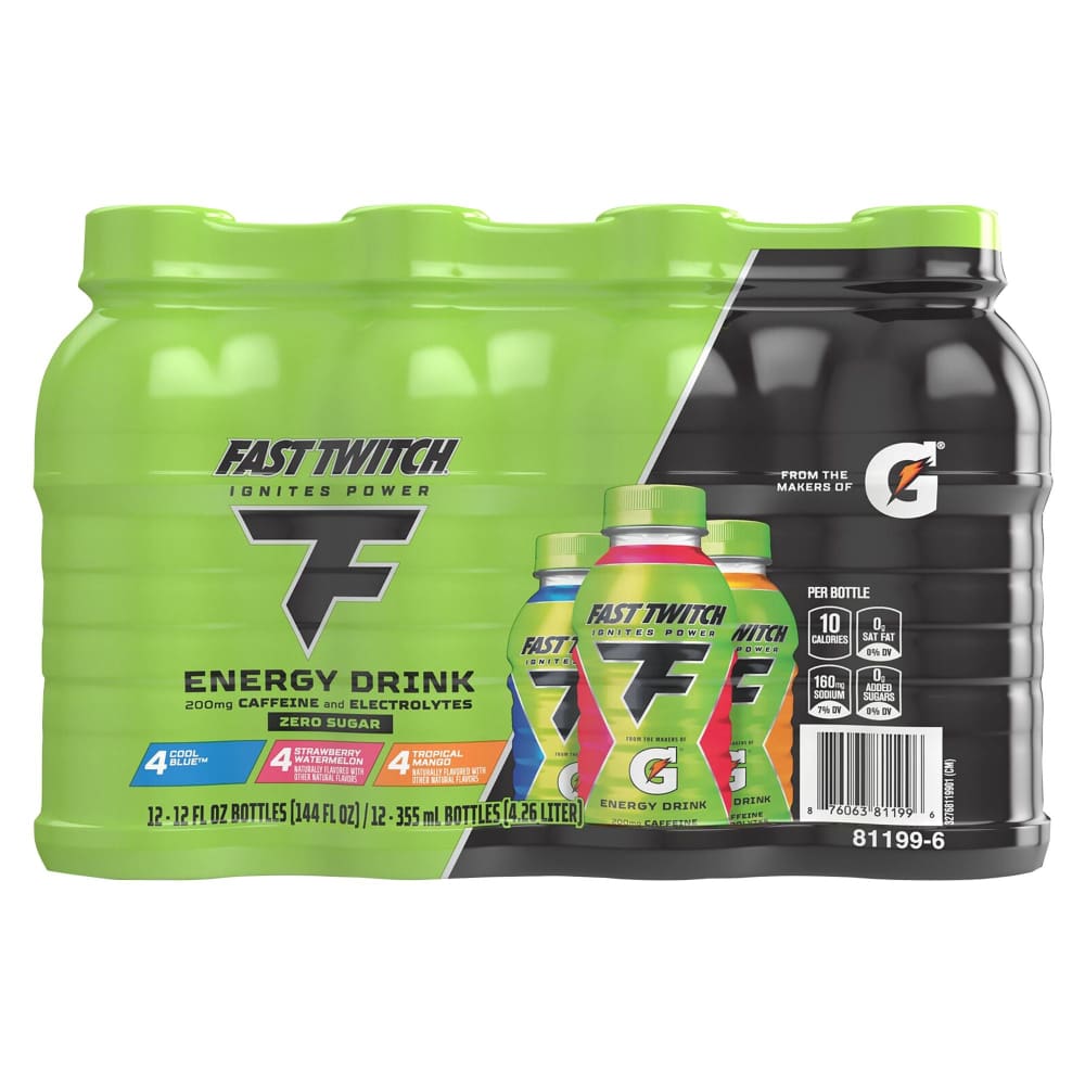 Fast Twitch Fast Twitch Energy Drink Variety Pack 12 pk./12 oz. - Home/Grocery Household & Pet/Beverages/Sports & Nutritional Drinks/ - Fast