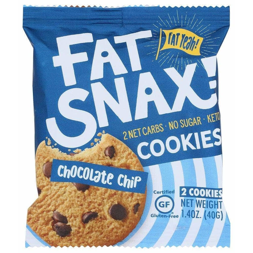 Fat Snax Fat Snax Chocolate Chip Cookies, 1.40 oz
