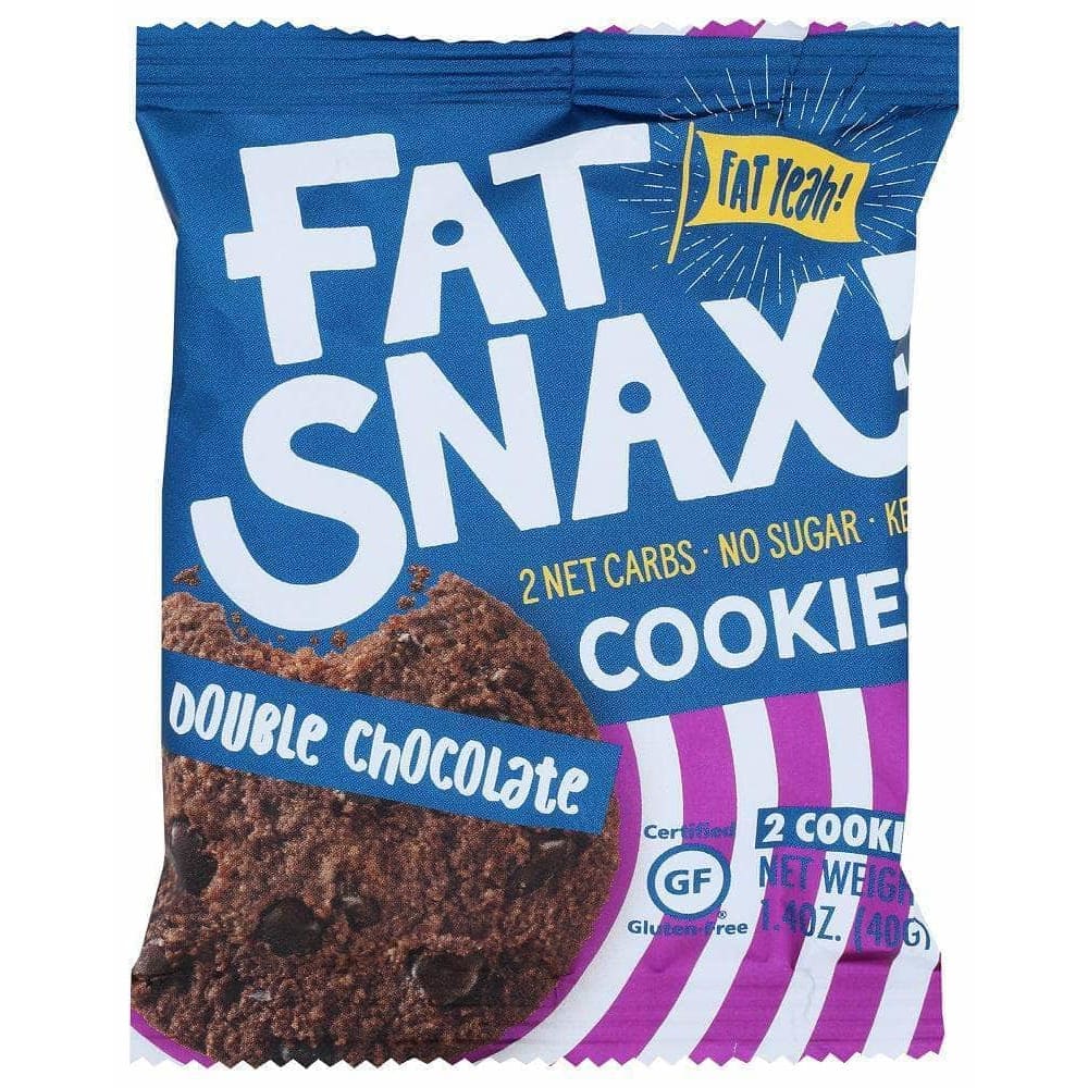 Fat Snax Fat Snax Double Chocolate Chip Cookies, 1.40 oz