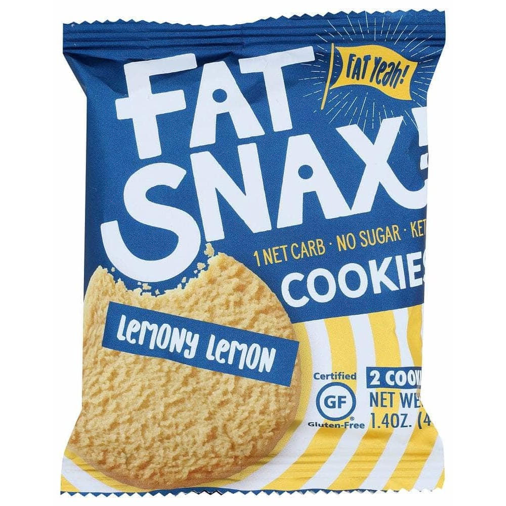 Fat Snax Fat Snax Lemony Lemon Cookies, 1.40 oz