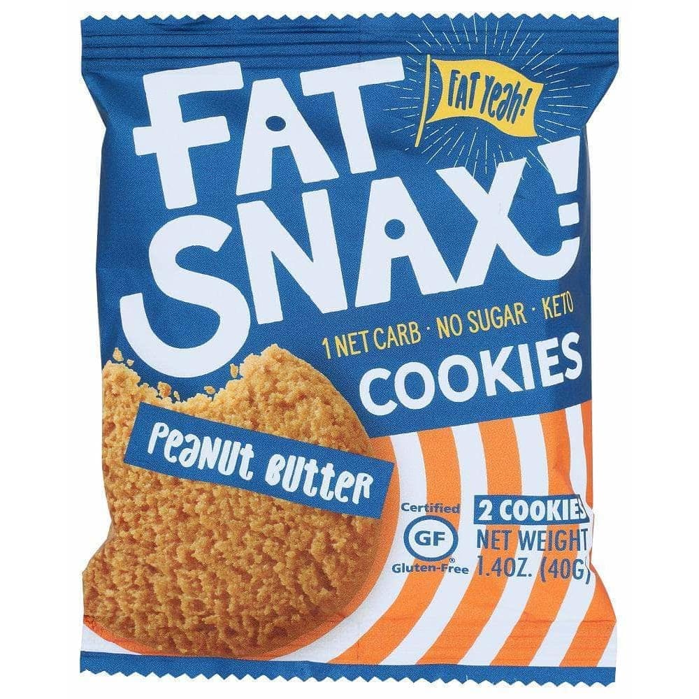 Fat Snax Fat Snax Peanut Butter Cookies, 1.40 oz