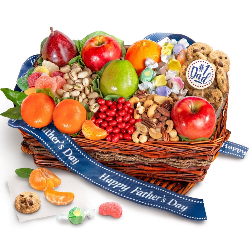 Father’s Day Fruit and Snacks Gift Basket - Gifts $40+ - Father’s