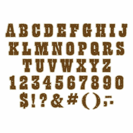 Wild Wild Classroom Deco Letters (Pack of 6)