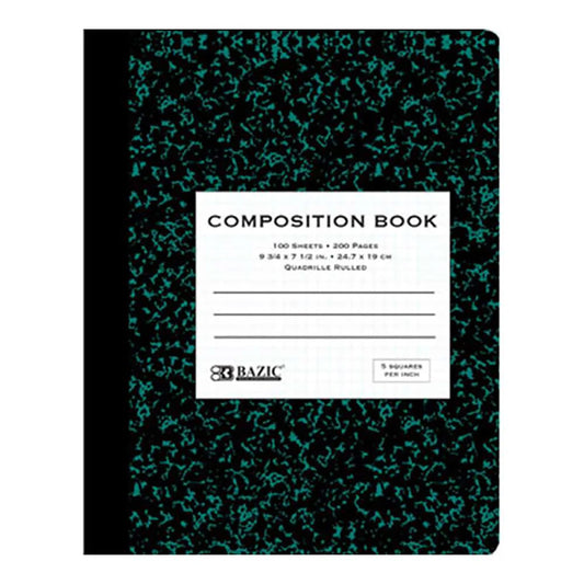 Quad-Ruled Composition Book (Pack of 12)