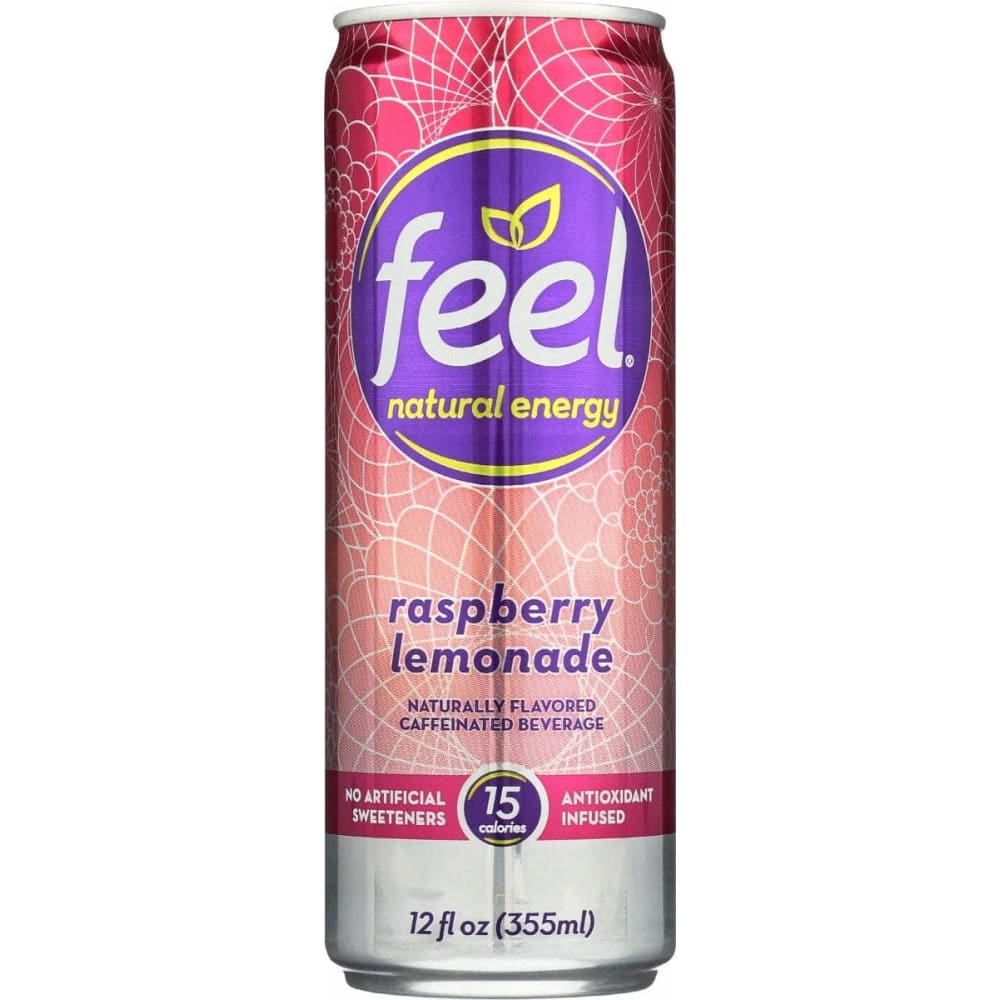 FEEL NATURAL ENERGY Grocery > Beverages > Energy Drinks FEEL NATURAL ENERGY: Raspberry Lemonade Energy Drink, 12 oz