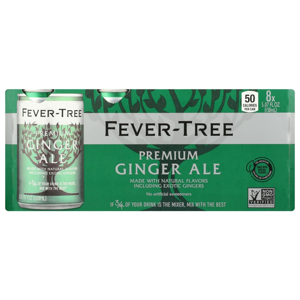 FEVER TREE: Ginger Ale Soda 8Pack 40.56 fo (Pack of 4) - Grocery > Beverages > Sodas - FEVER TREE