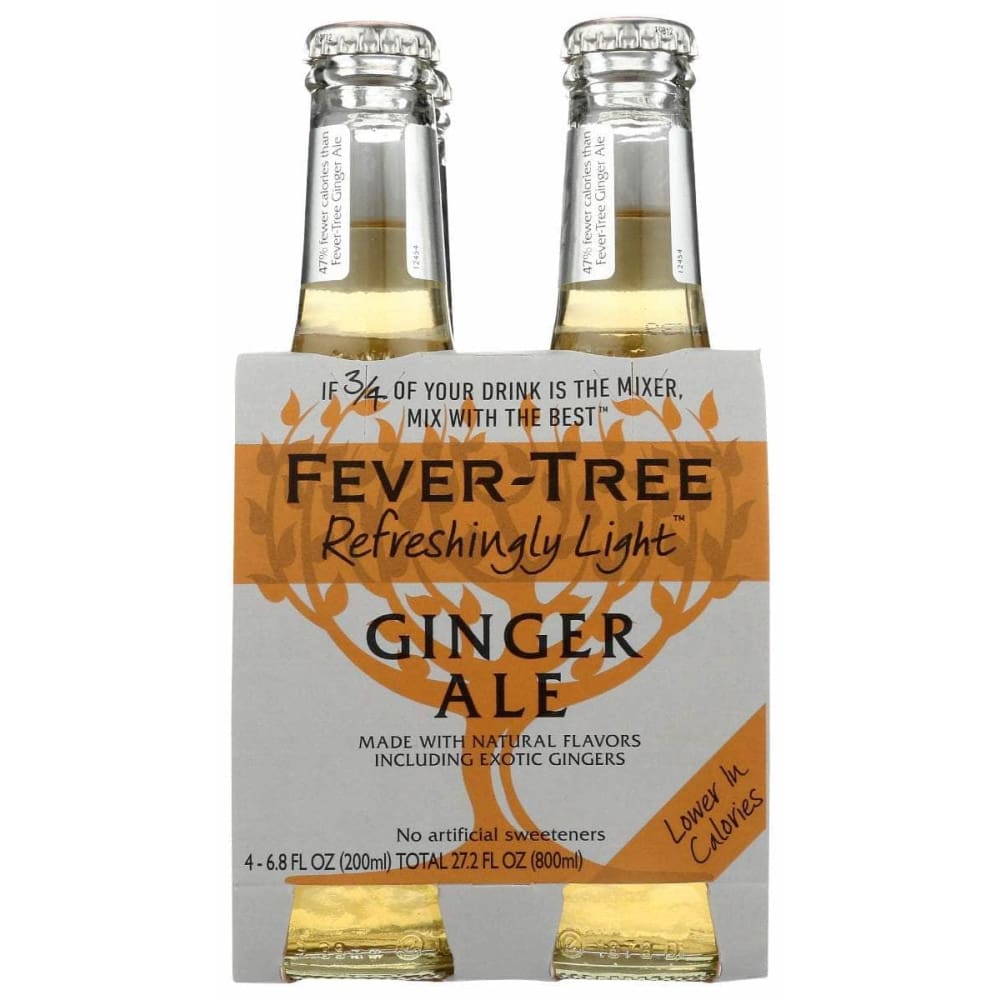 FEVER TREE Fever Tree Refreshingly Light Ginger Ale, 27.2 Fo