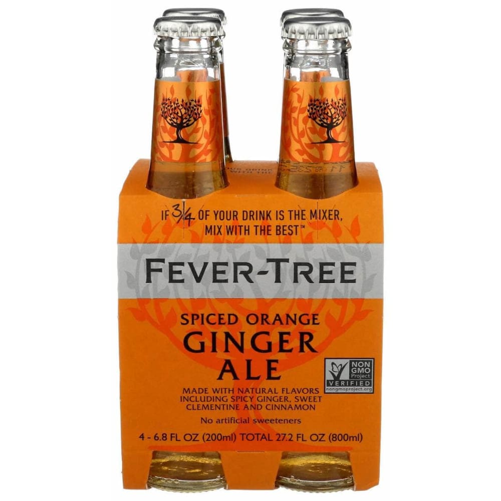 FEVER TREE FEVER TREE Spiced Orange Ginger Ale 4Pack, 27.2 fo