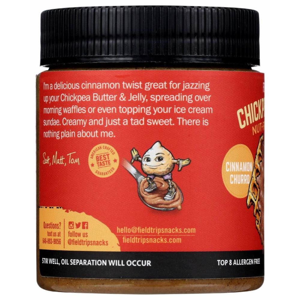 FIELDTRIP Fieldtrip Spread Chckpea Cinn Churr, 10 Oz