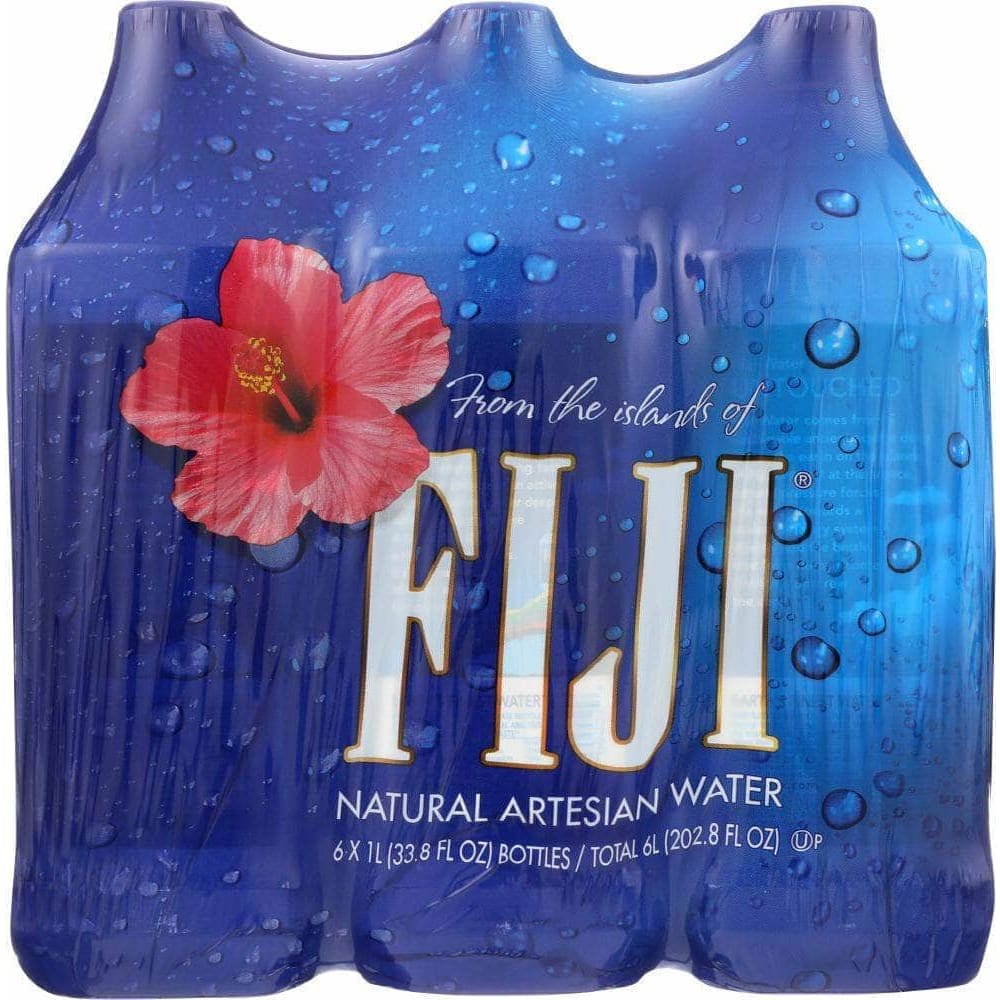 Fiji Water Fiji Water Natural Artesian Water 1 liter bottles, 6 pc
