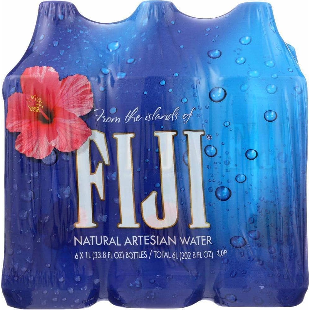 Fiji Water Fiji Water Natural Artesian Water 1 liter bottles, 6 pc