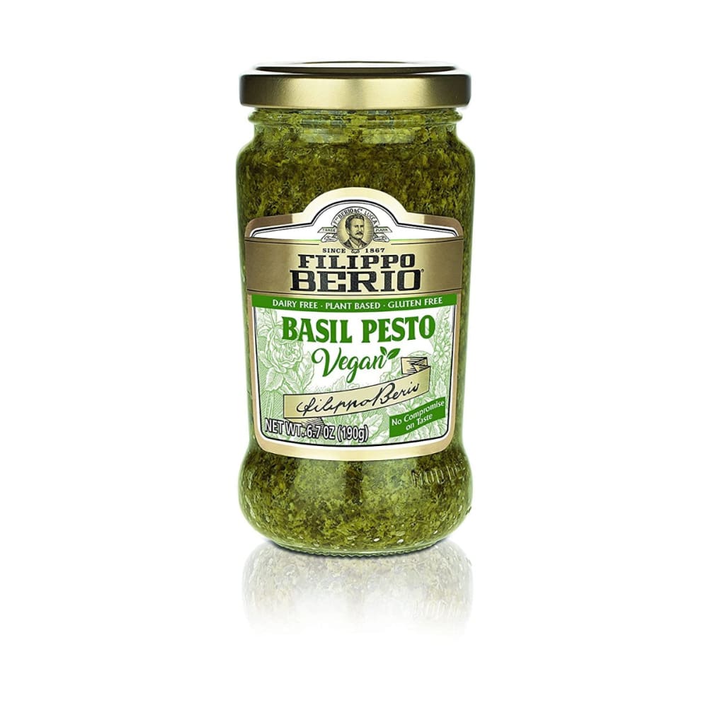 FILIPPO BERIO: Vegan Basil Pesto 6.7 oz - Grocery > Pantry > Pasta and Sauces - FILIPPO BERIO