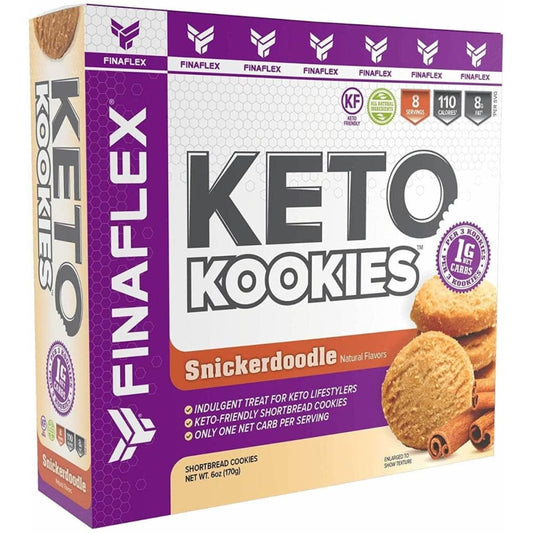 FINAFLEX Grocery > Snacks > Cookies FINAFLEX: Snickerdoodle Keto Kookies, 6 oz