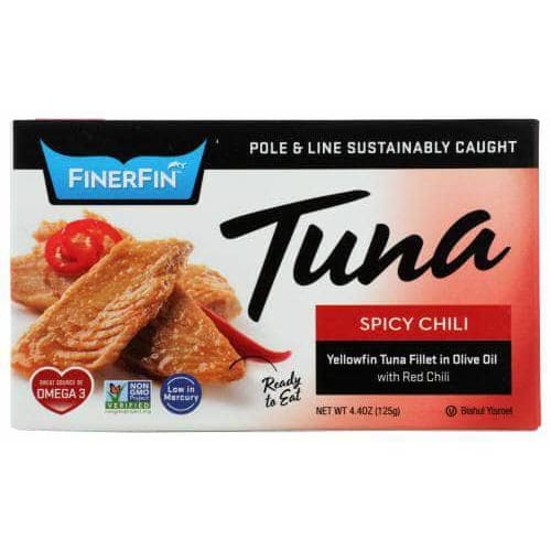 FINERFIN Finerfin Tuna Spicy Chili, 4.4 Oz
