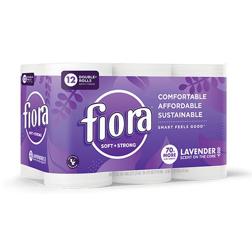 FIORA FIORA Tissue Bath Lavender 12Pk, 12 pk