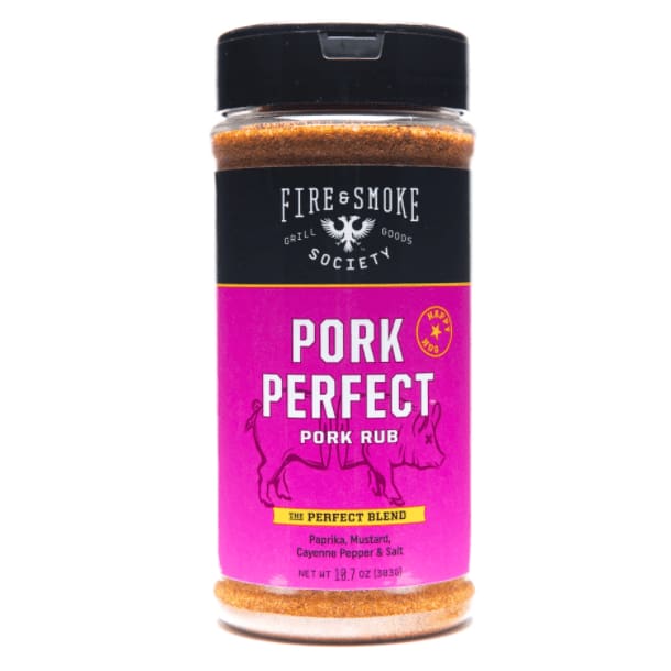 FIRE AND SMOKE Fire And Smoke Rub Pork, 16 Oz