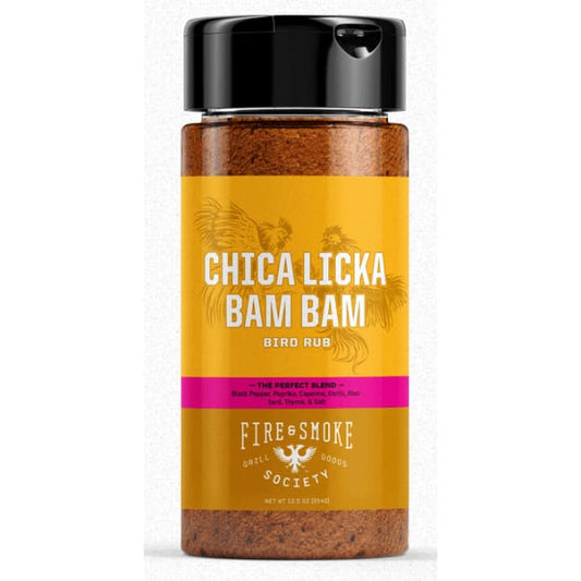 FIRE AND SMOKE Fire And Smoke Rub Poultry Chca Lic Bamb, 16 Oz