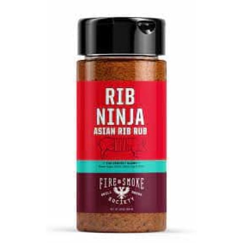 FIRE AND SMOKE Grocery > Cooking & Baking > Seasonings FIRE AND SMOKE: Rub Rib Rib Ninja, 10 oz