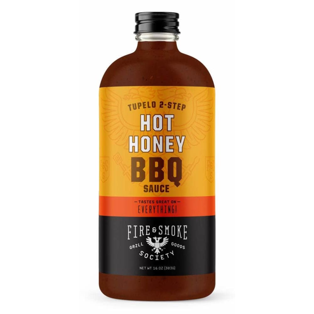FIRE AND SMOKE Fire And Smoke Sauce Bbq Hot Honey, 16 Oz