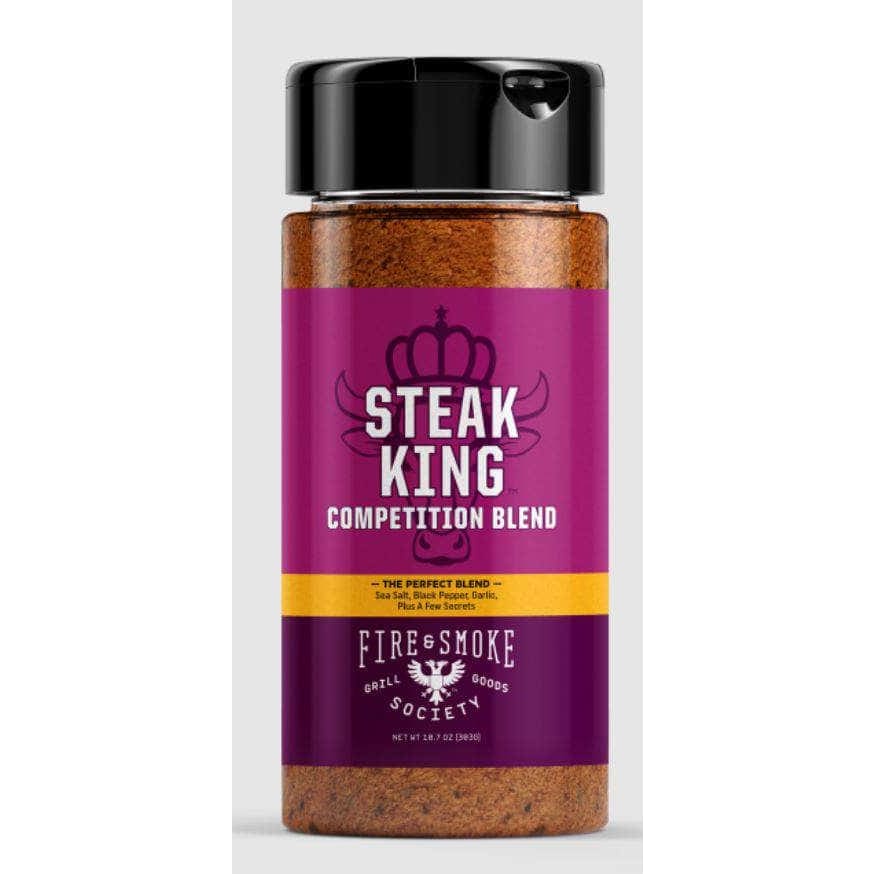 FIRE AND SMOKE Grocery > Cooking & Baking > Seasonings FIRE AND SMOKE: Steak King Competition Blend, 10 oz