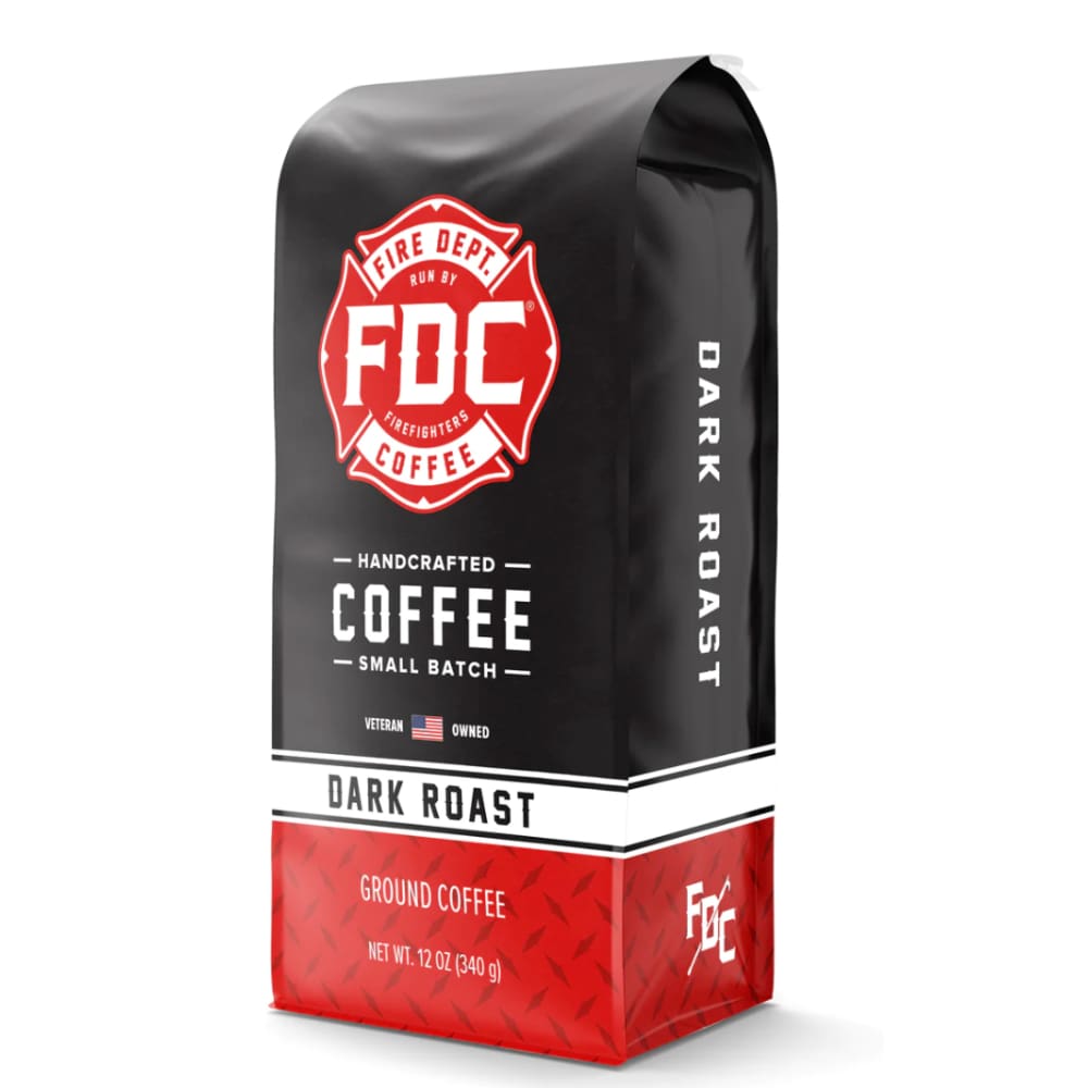 FIRE DEPARTMENT COFFEE: Coffee Grnd Dark Roast 12 OZ - Grocery > Beverages > Coffee Tea & Hot Cocoa - FIRE DEPARTMENT COFFEE