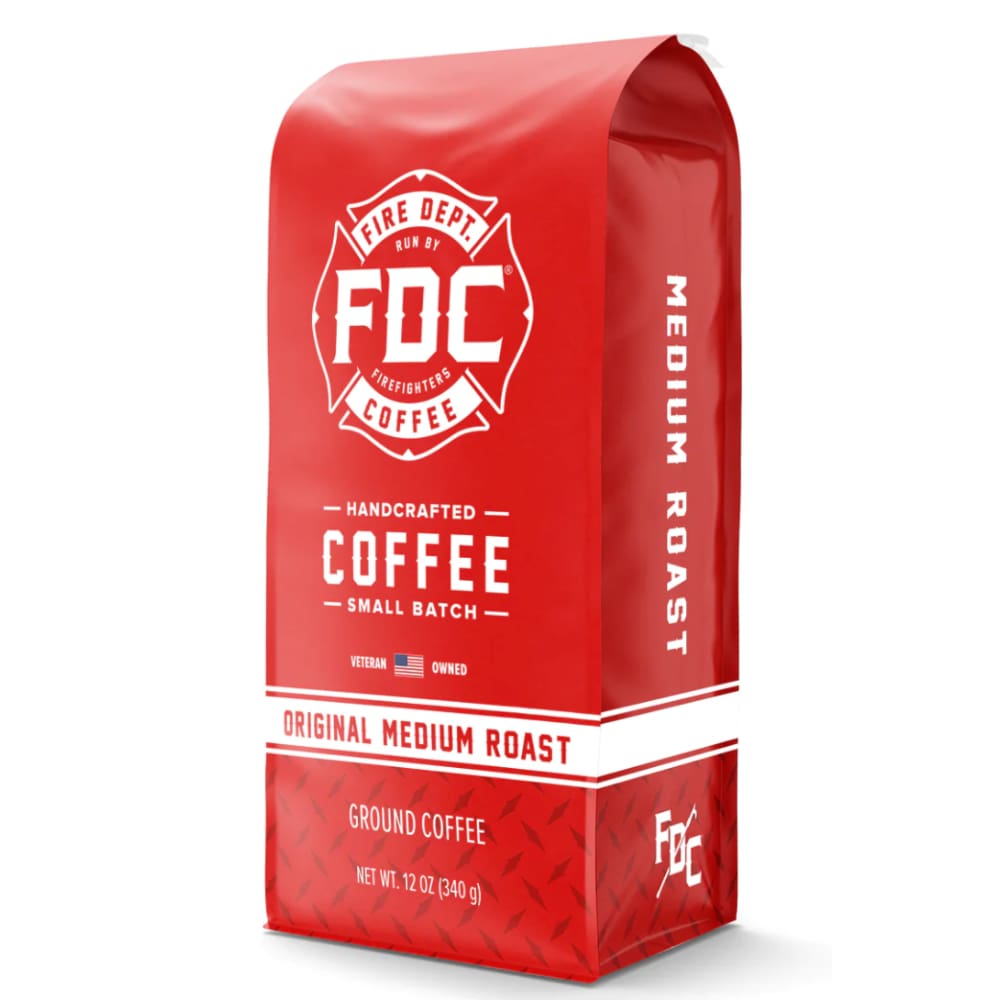 FIRE DEPARTMENT COFFEE: Coffee Grnd Orig Med Roas 12 OZ - Grocery > Beverages > Coffee Tea & Hot Cocoa - FIRE DEPARTMENT COFFEE