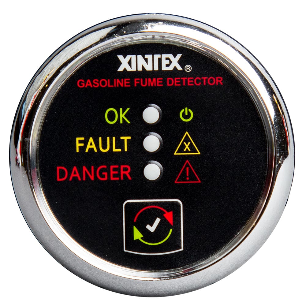 Fireboy-Xintex Gasoline Fume Detector - Chrome Bezel - 12/ 24V - Automotive/RV | Fume Detectors,Marine Safety | Fume Detectors -
