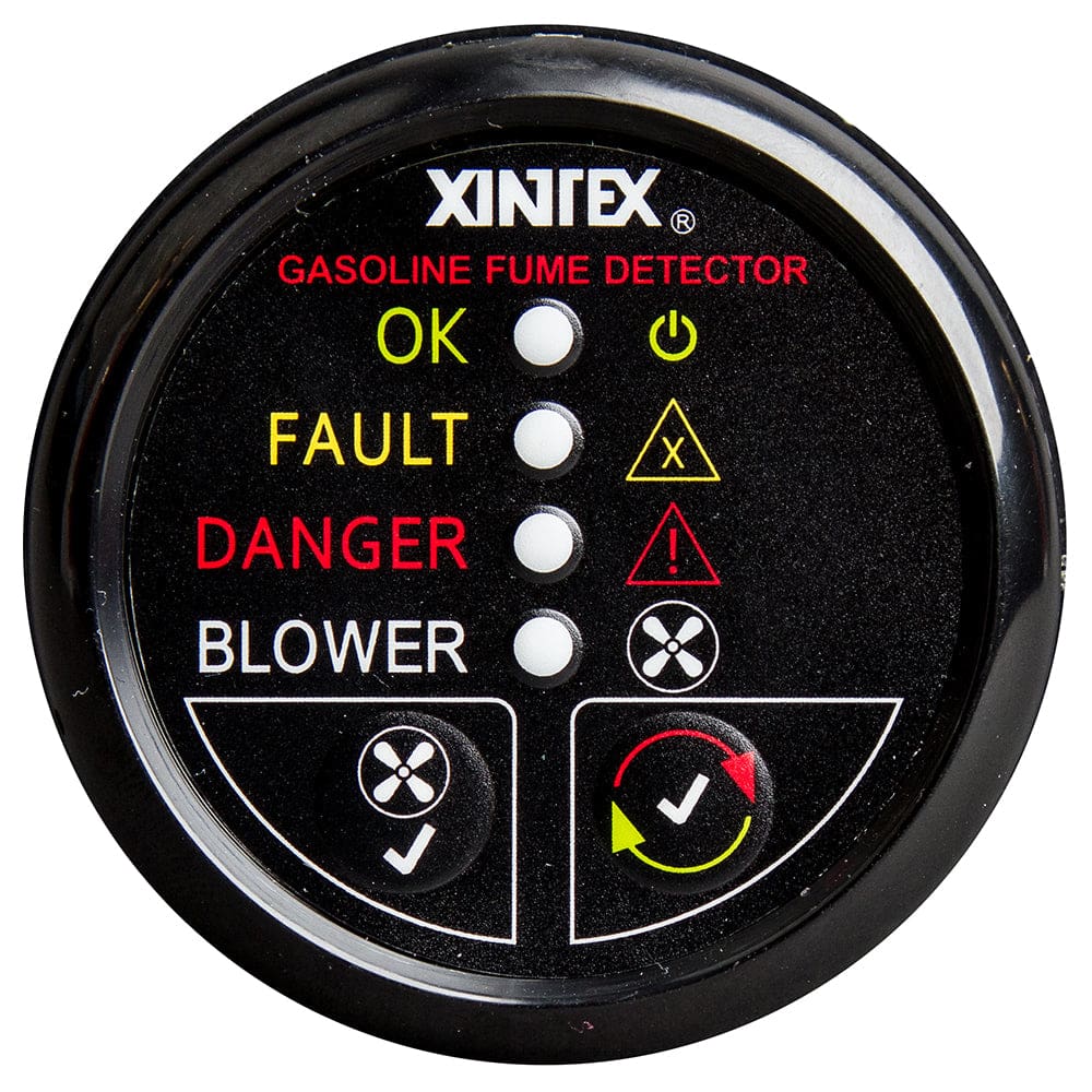 Fireboy-Xintex Gasoline Fume Detector w/ Blower Control - Black Bezel - 12V - Automotive/RV | Fume Detectors,Marine Safety | Fume Detectors