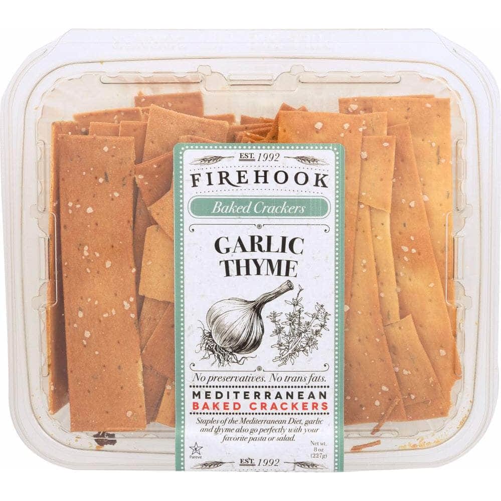 Firehook Firehook Garlic Thyme Baked Cracker, 8 oz