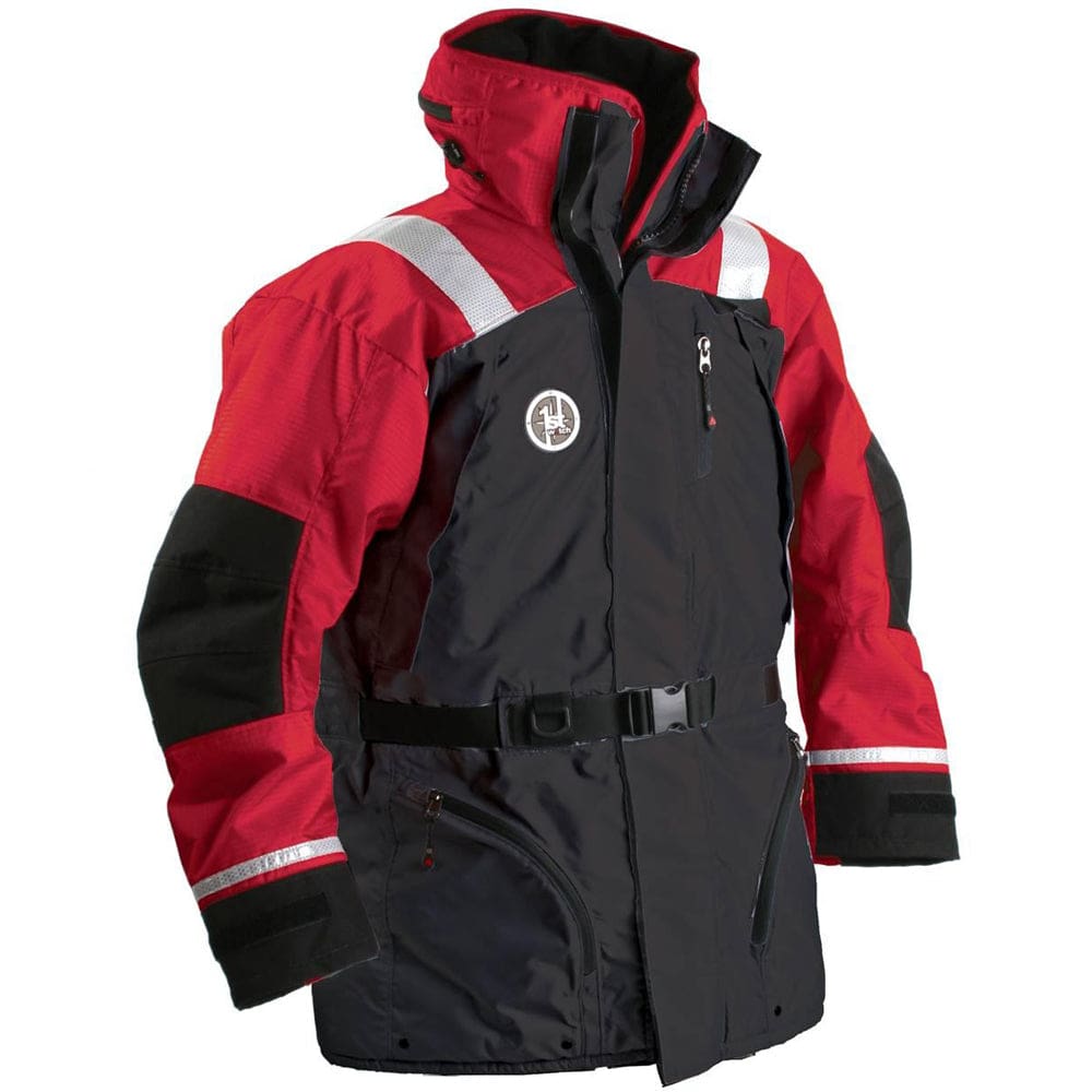First Watch AC-1100 Flotation Coat - Red/ Black - Large - Marine Safety | Flotation Coats/Pants - First Watch
