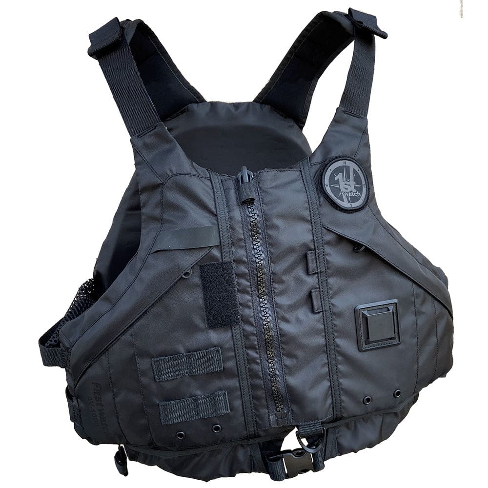 First Watch AV-1000 Kayak Style Duty PFD - Black - XL/ XXL - Marine Safety | Personal Flotation Devices - First Watch