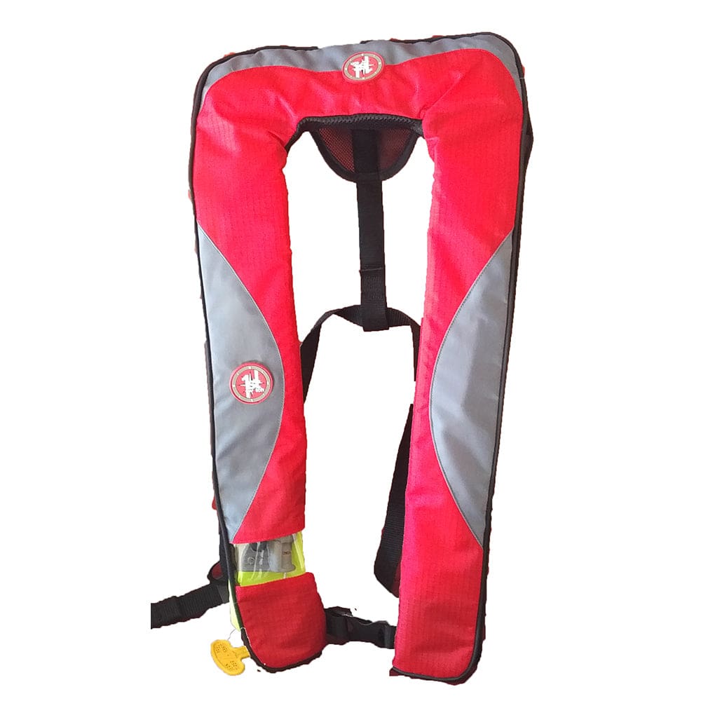 First Watch FW-240 Inflatable PFD - Red/ Grey - Manual - Marine Safety | Personal Flotation Devices - First Watch
