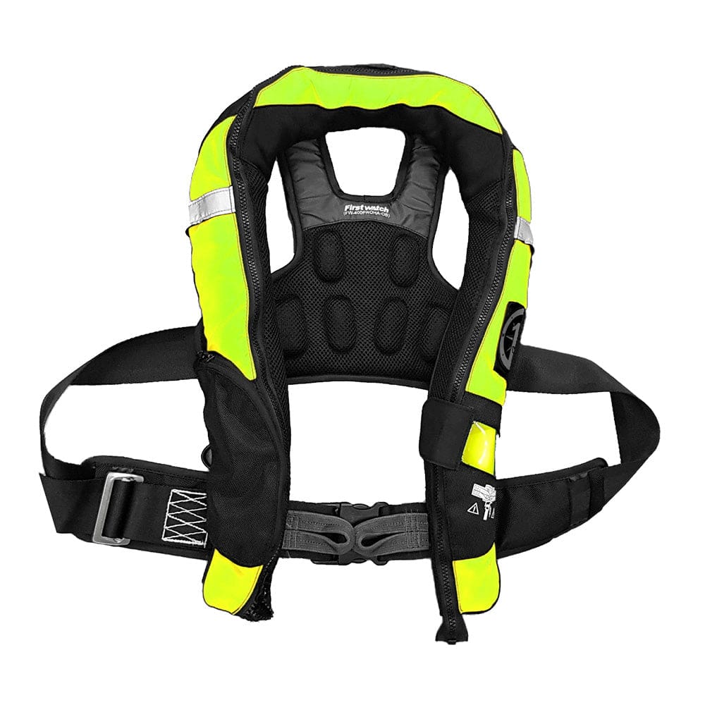 First Watch FW-40PRO Ergo Auto Inflatable PFD - Hi-Vis Yellow - Marine Safety | Personal Flotation Devices - First Watch