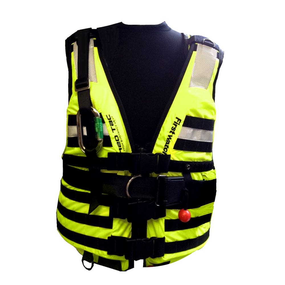 First Watch HBV-100 High Buoyancy Rescue Vest - Hi-Vis Yellow - Medium to XL - Marine Safety | Personal Flotation Devices - First Watch
