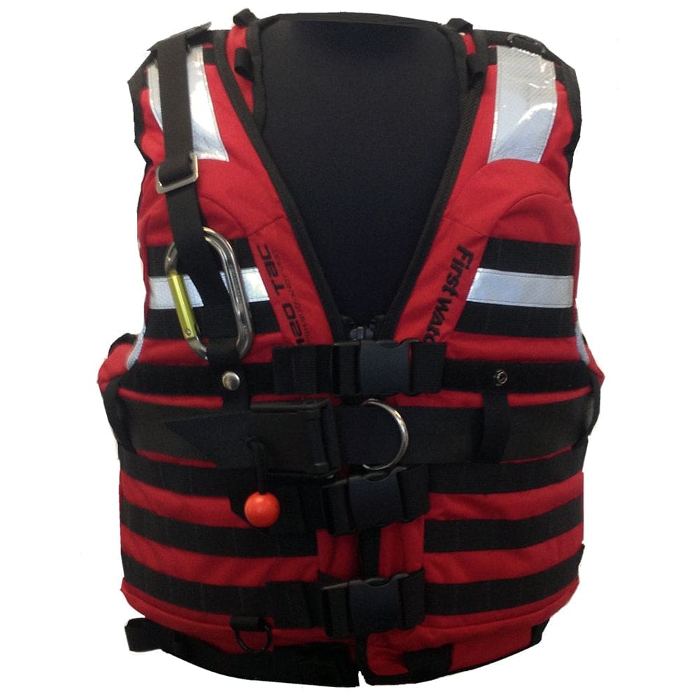 First Watch HBV-100 High Buoyancy Rescue Vest - Red - Medium to XL - Marine Safety | Personal Flotation Devices - First Watch