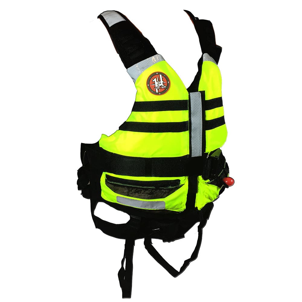 First Watch SWV-100 Rescue Swimmers’ Vest - Hi-Vis Yellow - Marine Safety | Personal Flotation Devices - First Watch