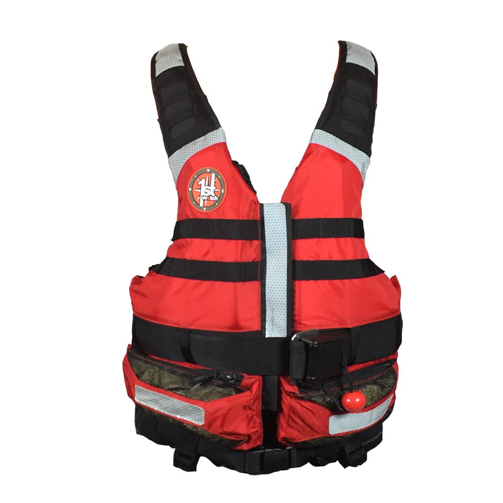 First Watch SWV-100 Rescue Swimmers’ Vest - Red/ Black - Marine Safety | Personal Flotation Devices - First Watch